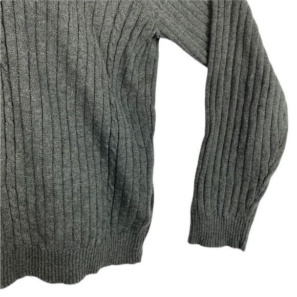 Eddie Bauer Cashmere Gray Blend Men’s Sweater Sz L - Picture 5 of 8